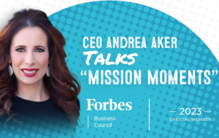 Andrea Aker talks company values for Forbes Business Council